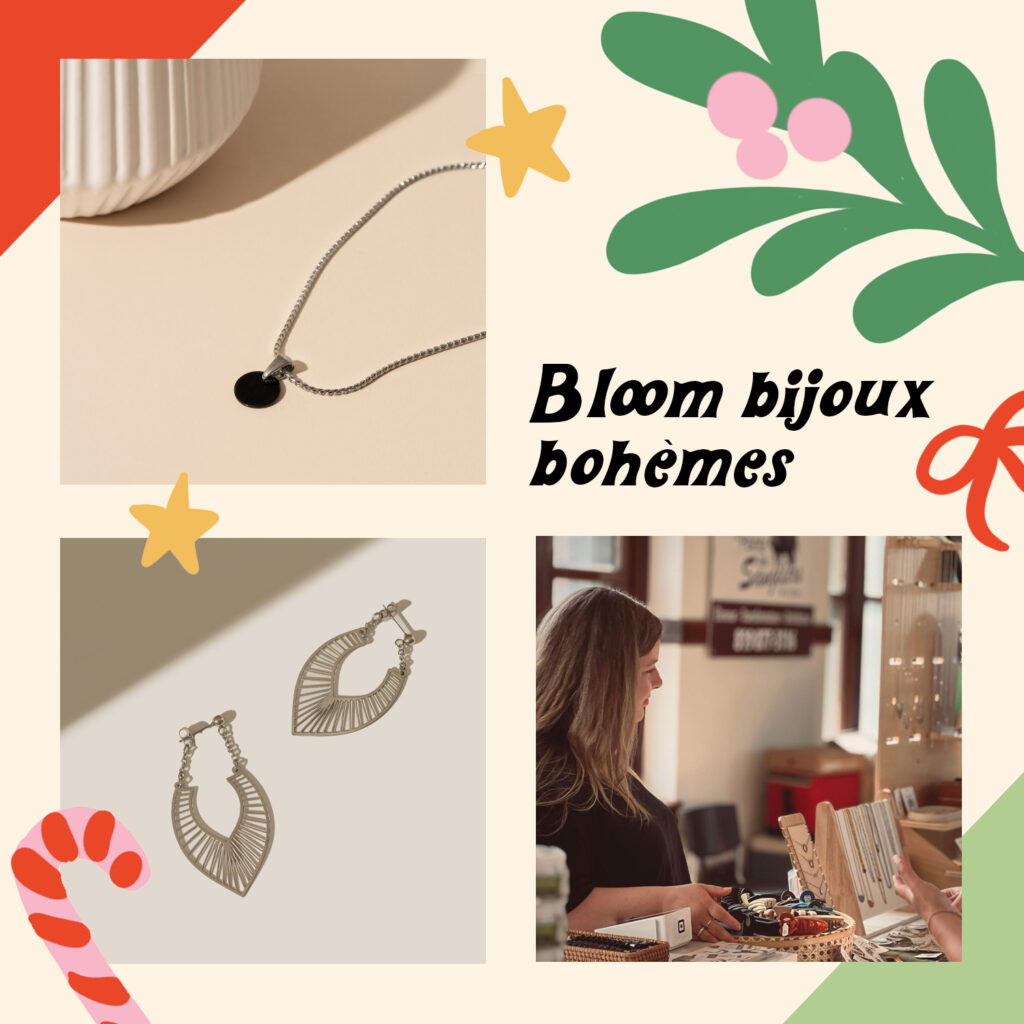 Bloom Bijoux Bohème au Marché de novembre de Quartier Artisan