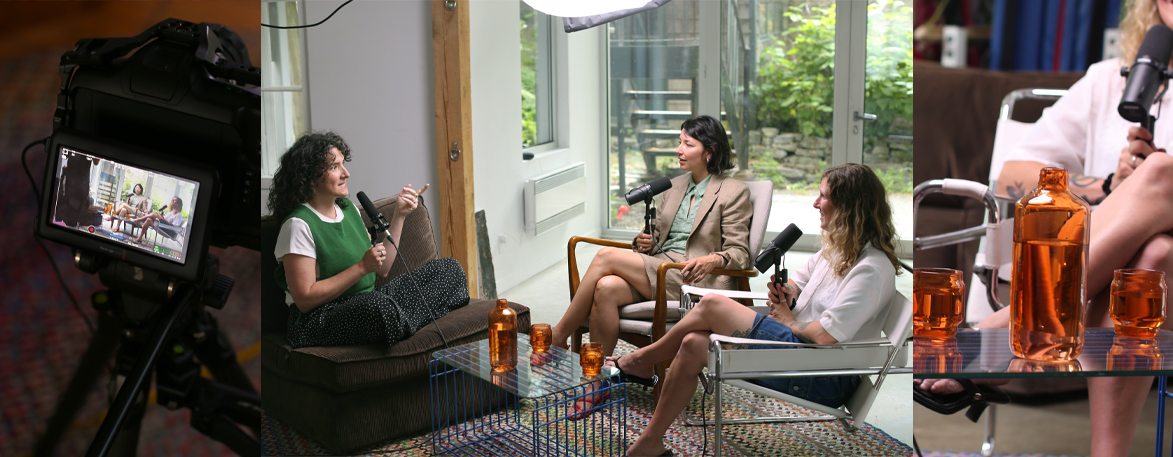 S2 E2. Caroline Bélanger et Maude Grondin, de BELACARO ainsi que Gabrielle Desmarais animatrice de Objets communs