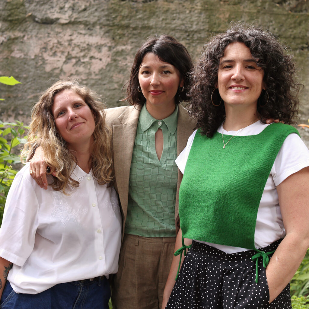 Caroline Bélanger et Maude Grondin, de BELACARO ainsi que Gabrielle Desmarais animatrice de Objets communs